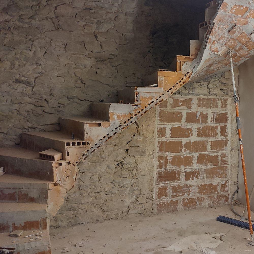 escalier sur voute sarrasine