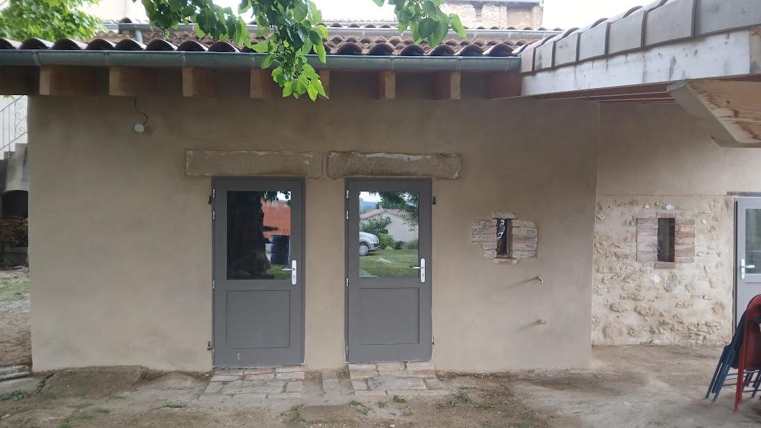 Enduit de façade chaux aérienne