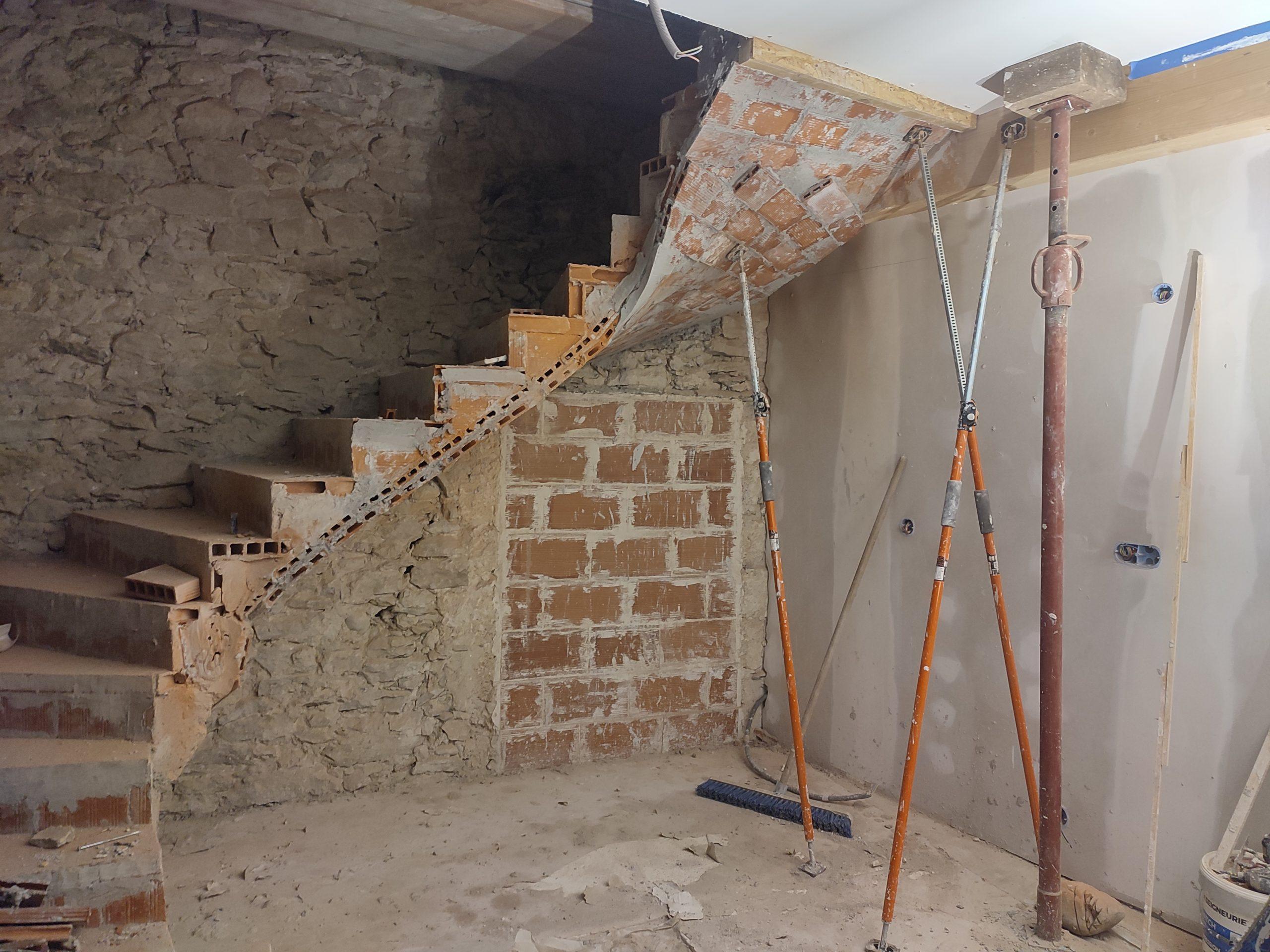 escalier sur voûte sarrasine